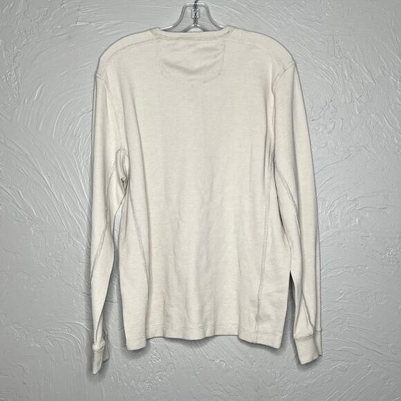 Eddie Bauer Classic Long Sleeve Henley - Size Large - Picture 2 of 3